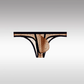 Sexy lavt sittende komfortbikini for menn, is-silke, mesh, gjennomsiktig, ultratynn truse