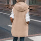 💖Høst & vinter Nyheter - Dame høst reversibel vest ermeløs faux fleece jakke
