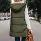 💖Høst & vinter Nyheter - Dame høst reversibel vest ermeløs faux fleece jakke