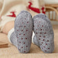 [Varm gave] Twist Pattern Soft Anti-Slip Thermal Floor Socks for vinteren