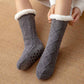 [Varm gave] Twist Pattern Soft Anti-Slip Thermal Floor Socks for vinteren