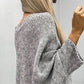 ⚡49 % rabatt⚡Elegant strikket cape-genser for kvinner