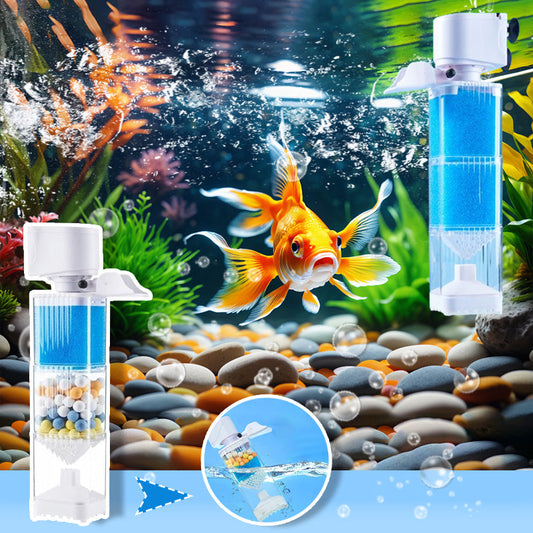 Alt-i-ett innebygd filter for akvarier