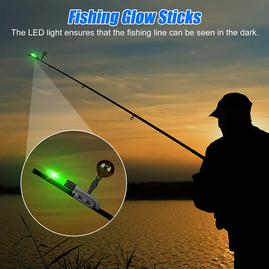 🎣🔔LED-lys for fiskestang med ringeklokke