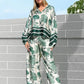 Kvinner Plus Size Trykket Casual Løs Drakt