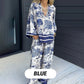 Kvinner Plus Size Trykket Casual Løs Drakt