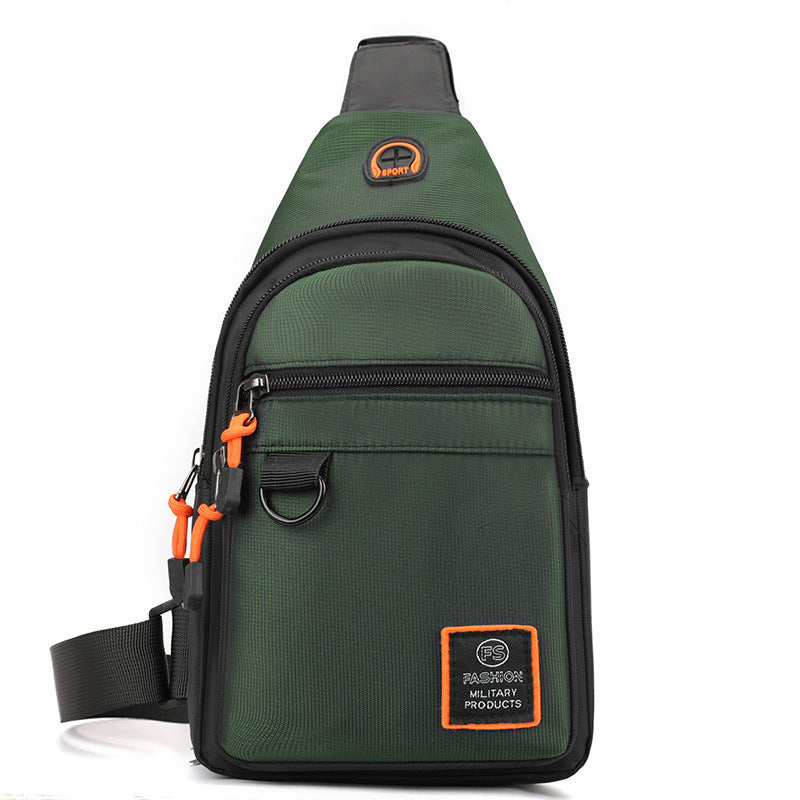 🎒✨ Vanntett skulderveske med flere lommer – oversiktlig oppbevaring, justerbar stropp, hodetelefonuttak 🌧️