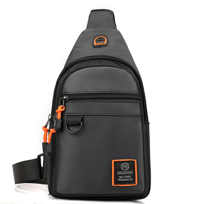 🎒✨ Vanntett skulderveske med flere lommer – oversiktlig oppbevaring, justerbar stropp, hodetelefonuttak 🌧️