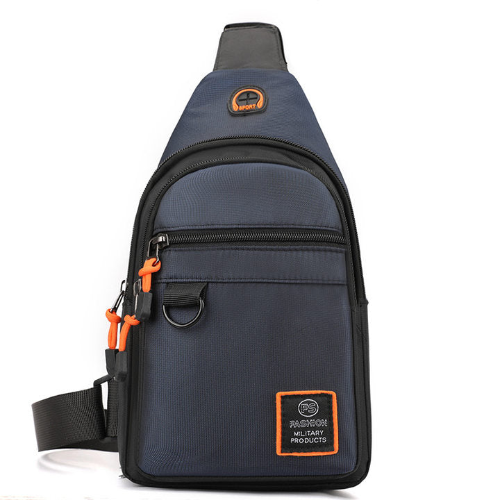 🎒✨ Vanntett skulderveske med flere lommer – oversiktlig oppbevaring, justerbar stropp, hodetelefonuttak 🌧️