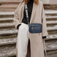 Crossbody-veske for kvinner med bred stropp