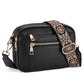 Crossbody-veske for kvinner med bred stropp
