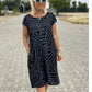 ✨2025 Ny Boho Vintage Casual kjole med trykk💃