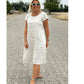 ✨2025 Ny Boho Vintage Casual kjole med trykk💃