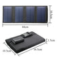 💥20 W bærbar solcellepanel-lader – sammenleggbar, monokrystallinsk og vanntett strømkilde, lett nødlader for mobiltelefoner, camping, fotturer og bobil, USB-utgang, IP65-klassifisert og slitesterk, høy virkningsgrad for friluftsopplevelser