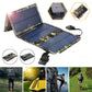 💥20 W bærbar solcellepanel-lader – sammenleggbar, monokrystallinsk og vanntett strømkilde, lett nødlader for mobiltelefoner, camping, fotturer og bobil, USB-utgang, IP65-klassifisert og slitesterk, høy virkningsgrad for friluftsopplevelser
