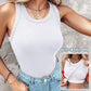 ✨Hot Sale 49% OFF✨2025 Ribbet Stretchy Tank Top med hylle-BH for kvinner
