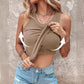 ✨Hot Sale 49% OFF✨2025 Ribbet Stretchy Tank Top med hylle-BH for kvinner