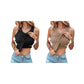 ✨Hot Sale 49% OFF✨2025 Ribbet Stretchy Tank Top med hylle-BH for kvinner