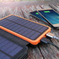 25000mAh Høy Kapasitet Solcelle Power Bank - Rask Lading