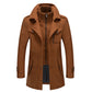 Gratis levering - Business-frakk i tweed for menn