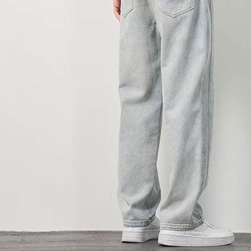 🥳Lansering av nytt produkt💐Menns løse, rette jeans