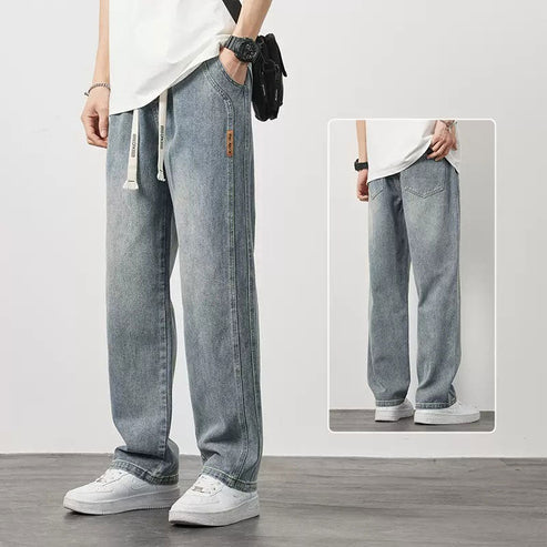 🥳Lansering av nytt produkt💐Menns løse, rette jeans