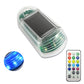 Fargerik LED solenergi taklampe for bil