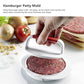 Rund hamburgerpuddingform med lettutløser