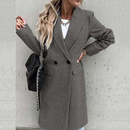 🧥Lang damefrakk for vinteren