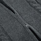 Trendy 2-delt sett med strikket hettegenser og shorts for kvinner