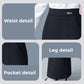 Dame High-Waist Stretch Micro-Flare Casual Bukse