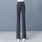 Dame High-Waist Stretch Micro-Flare Casual Bukse