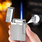Fasjonabel, vindtett lighter med dobbel flamme