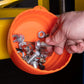 Magnetisk delebrett for stikkontakter, skruer, muttere, bolter og metalldeler