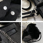 Glamorøs skulderveske med rhinestone for kvinner