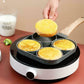 🍳50 % Rabatt🥚Fire-hulls eggpanne, frokost omelett hjemme stekepanne non-stick panne