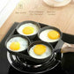 🍳50 % Rabatt🥚Fire-hulls eggpanne, frokost omelett hjemme stekepanne non-stick panne