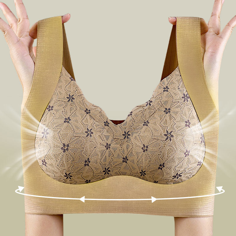 3D-blonde-BH med fast vattering for middelaldrende kvinner