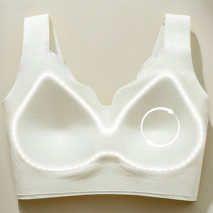 3D-blonde-BH med fast vattering for middelaldrende kvinner