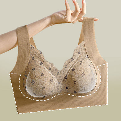 3D-blonde-BH med fast vattering for middelaldrende kvinner