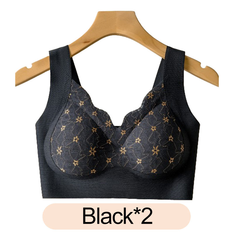 3D-blonde-BH med fast vattering for middelaldrende kvinner