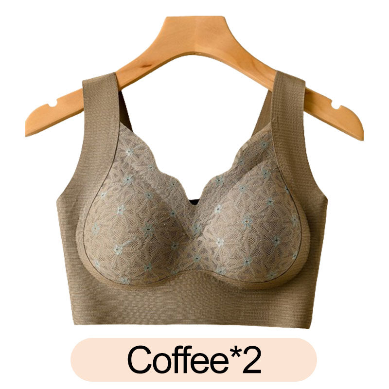 3D-blonde-BH med fast vattering for middelaldrende kvinner