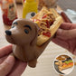 Dekorativt dachshundbrett til pølser