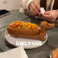 Dekorativt dachshundbrett til pølser