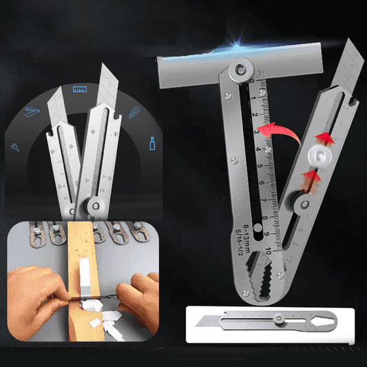 📢📢 50 %  AVSLAG !! ✨Multifunksjonell kniv med uttrekkbart avbrekkbart blad