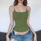 💝Unik usynlig stropp Slim Fit Tank Top for kvinner