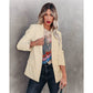 Langermet blazer med slank passform