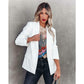 Langermet blazer med slank passform