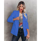Langermet blazer med slank passform