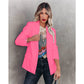Langermet blazer med slank passform